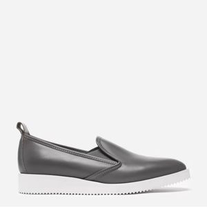 Everlane Leather Street Shoe, gray, size 8.5